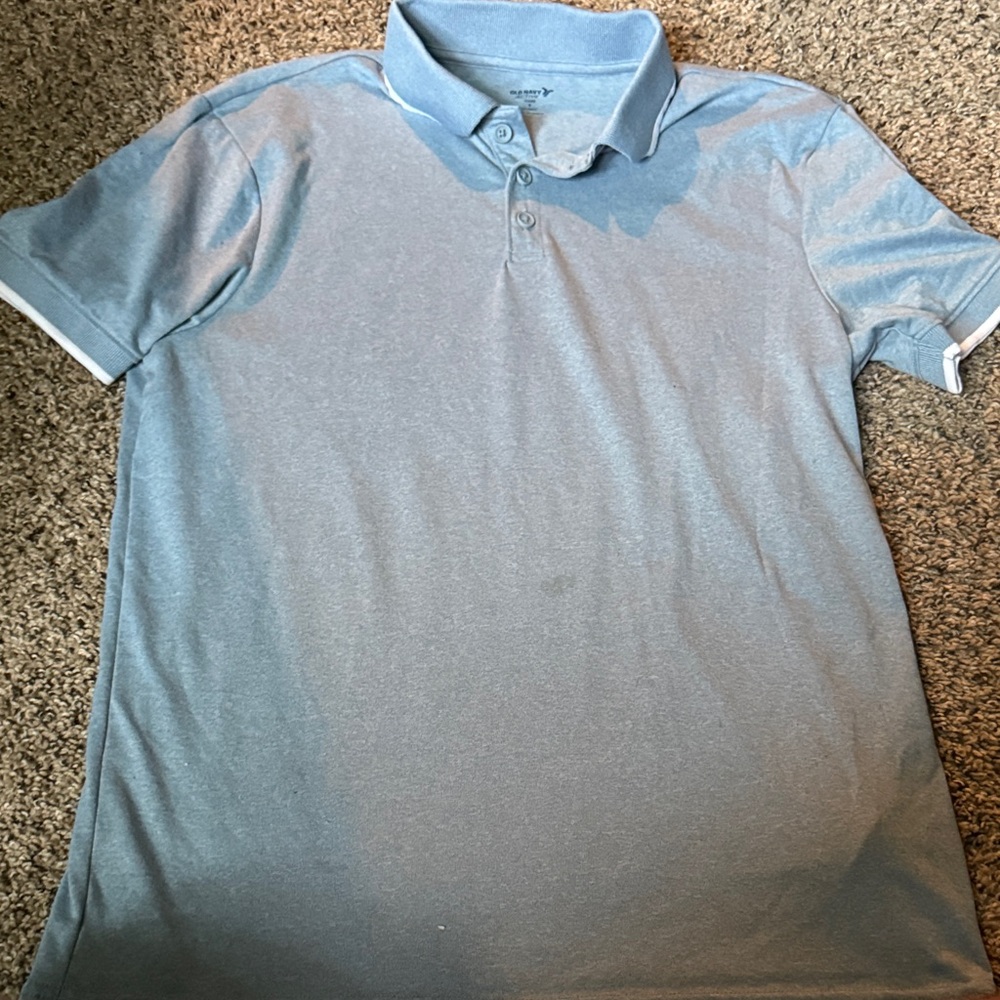 Old Navy Light Blue Polo Shirt